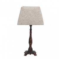 Distribuidor - Lâmpadas Diversas | Sobre Mesas Decoração | SOBREMESA CICLIDO 1XE27 MARRON RUSTICO 38X2020 CM Ref: 134071002